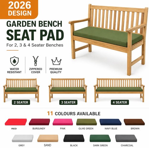 Garden bench seat pad - seat, |