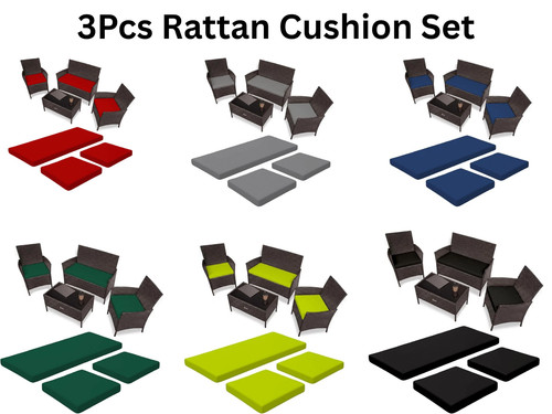 3pc replacement cushions - 3pc, set