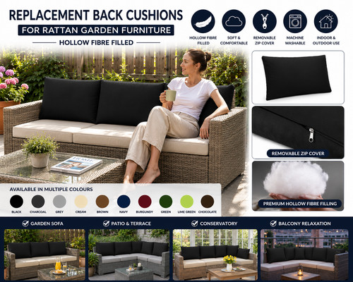 Replacement back cushions for - cushions,