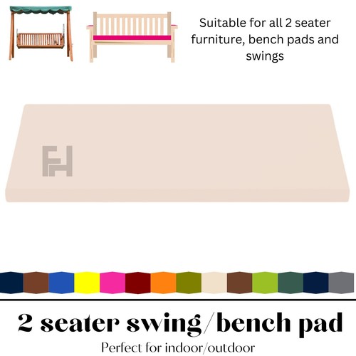 Outdoor garden bench - outdoor, cushion