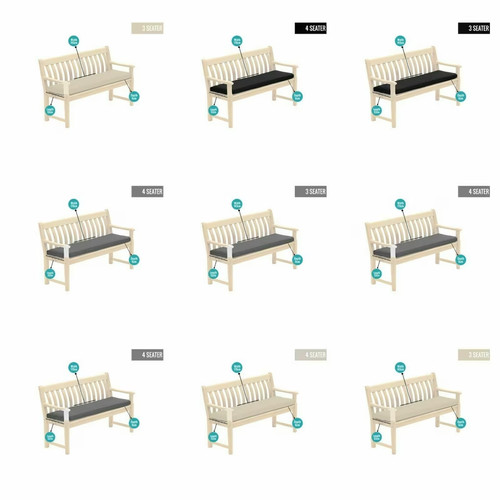 Outdoor seater bench pad - outdoor,