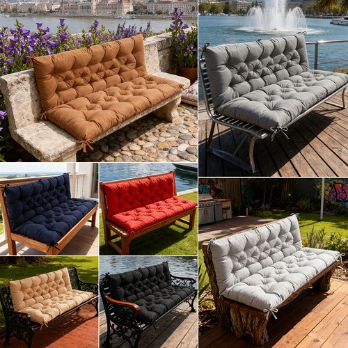 Garden bench cushion - 3, 4