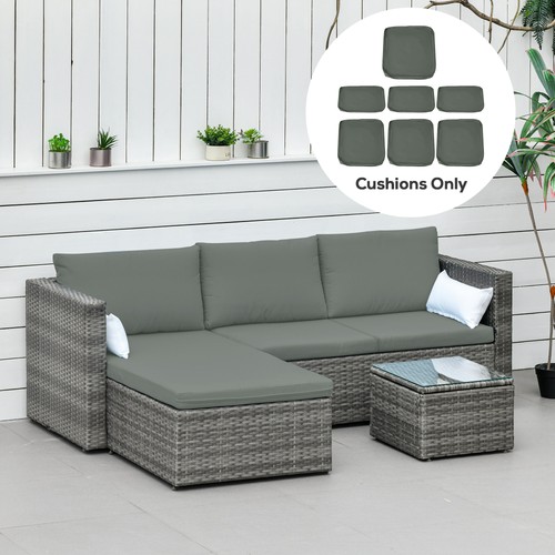 7pcs rattan garden wicker - rattan,